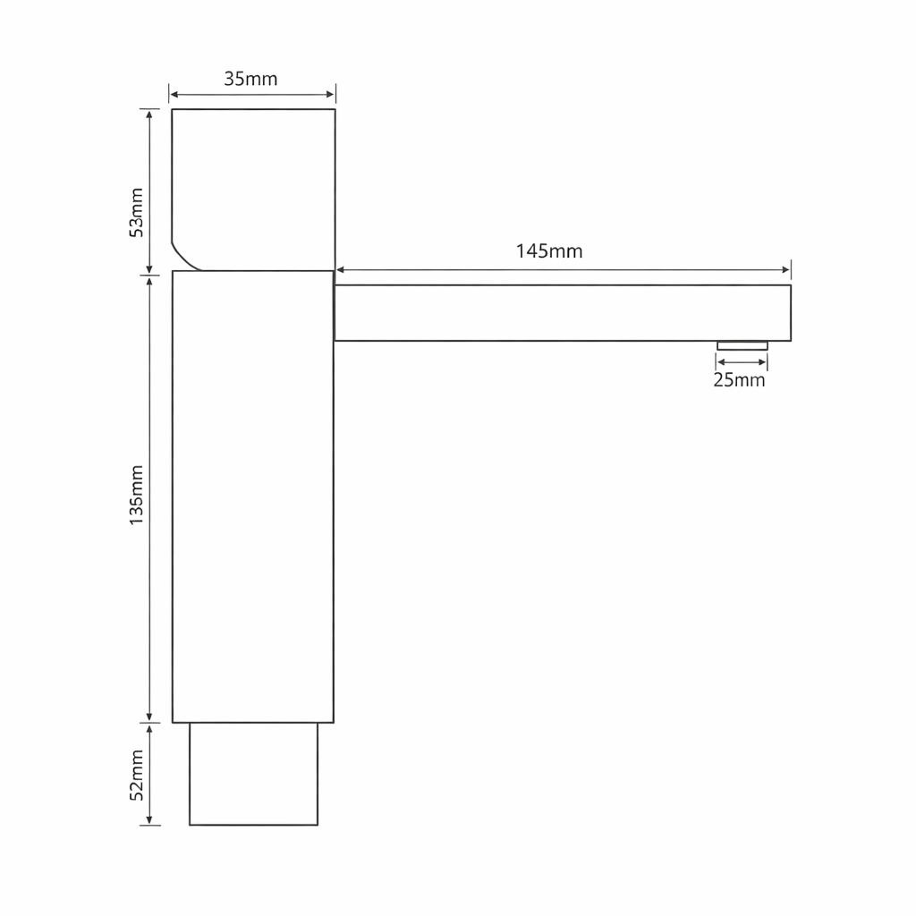Robinet lavabo en laiton blanc