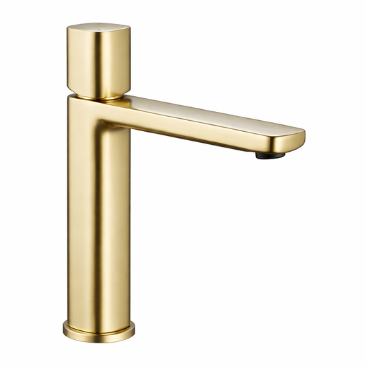 Robinet lavabo en laiton or