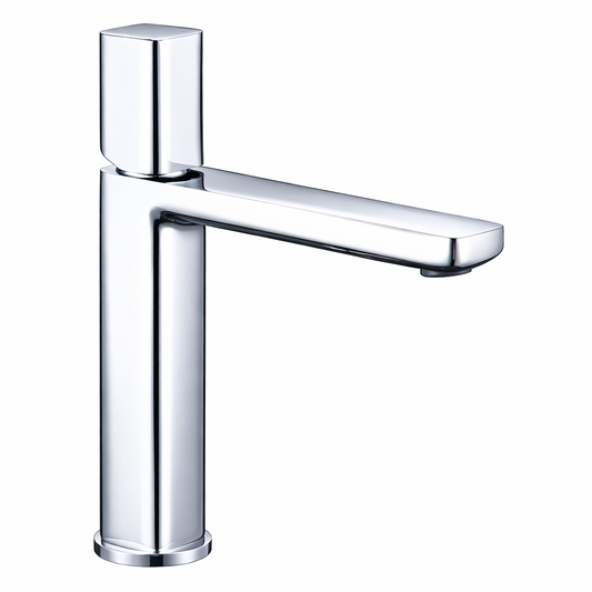 Robinet lavabo en laiton chrome