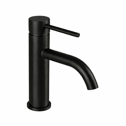 Robinet lavabo en inox brossé