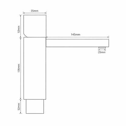 Robinet lavabo en laiton blanc