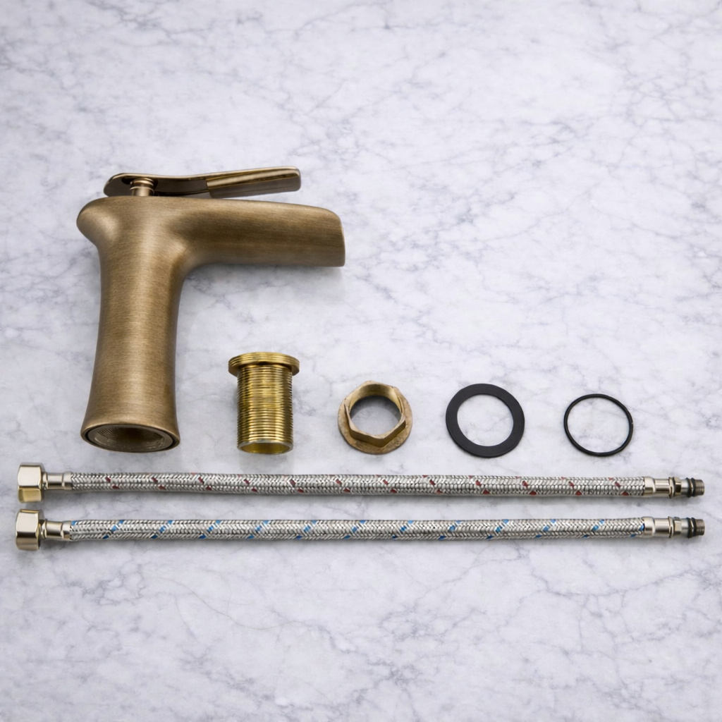 Robinet lavabo en laiton