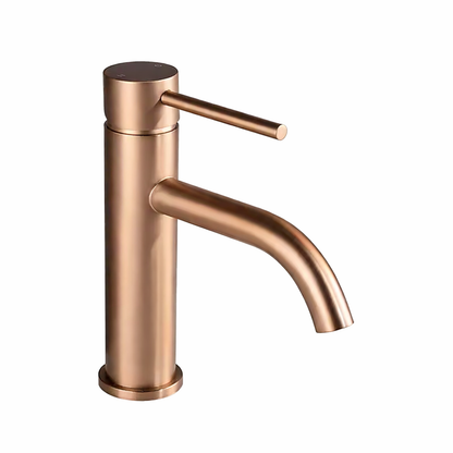 Robinet lavabo en inox brossé